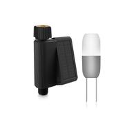 Tuya WiFi Compteur D'Eau Solaire Minuterie IP65 Étanche Entrée DN20 avec Capteur de Température et D'Humidité Du