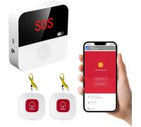 Tuya WiFi Defense Kit with 1 Transmitters and 2 Receivers,Compatible with Smart Life/Alexa App (Supports Wi-Fi 2.4GHz Only)