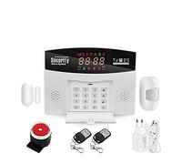 Tuya wifi GSM Hôte du système d'alarme LED Afficher le contrôle des applications d'alarme de sécurité de cambrioleur intelligent sans fil(A)