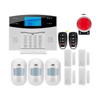 Tuya WiFi GSM Protection de sécurité à Domicile Système d'alarme Intelligente LCD kit cambrioleur d'écran Mobile Appliquer Bras télécommandé et désarmer Installation Rapide(G2BW2)