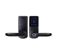 Tuya WiFi Home Security Smart Lock avec sonnette de porte Hôtel Serrure électronique Empreinte digitale APP Mot de passe RFID Déverrouillage (Couleur : 55 72 mortaise)