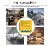 Tuya WiFi Intelligent 433 Module de Rideau commutateur de persienne Commande de Rideau motorisé électrique pour Application de Maison Intelligente à Distance Compatible