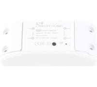 Tuya WiFi Smart Switch 10A/2200W Wireless Remote Switch Timer APP Control Universal Smart Home Automation Module Voice Control Compatible with Amazon Alexa & for Google Home for Electric Appliances