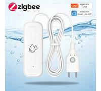 Tuya ZigBee 3.0 détecteur d'alarme de fuite capteur de fuite d'eau débordement inondation App alertes de télécommande Protection de sécurité pour maison intelligente
