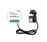 Tuya ZigBee Meter 80A avec Pince App Monitor KWh Tension Courant Consommation éLectrique 110V 240V