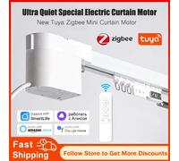Tuya Zigbee Mini moteur de rideau intelligent rideau électrique système automatique tige de Rail Support Alexa Alice Google Assistant Smartlife Zigbee-Open to right