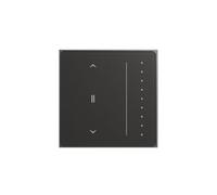 Tuya Zigbee Smart Curtain Switch Anti-Glare Touch Panel Flowing Backlight Touch Curtain Panel EU B
