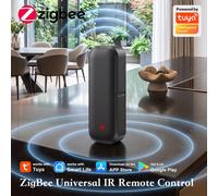Tuya Zigbee - télécommande IR 38KHz, capteur de température et d'humidité, sans fil, universel, intelligent, pour TV, DVD, AC, pour Alexa Google Home For Z2M