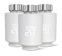 Tuya ZigBee Tête Thermostatique Intelligente TRV - Contrôle De Température Précis - Compatible Alexa Google Home - Programmation