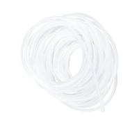 Tuyan en silicone transparent, LAVMHAB tuyau de qualité alimentaire, taille 5,0 mm x 8,0 mm, longueur 7,0 m (23 pi), épaisseur 1,5 mm, tuyau flexible en silicone caoutchouté pour tuyaux d'air/eau