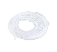 Tuyan en silicone transparent, LAVMHAB tuyau de qualité alimentaire, taille 6,4 mm x 9,5 mm, longueur 7,0 m (23 pi), épaisseur 1,55 mm, tuyau flexible en silicone caoutchouté pour tuyaux d'air/eau