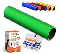 TUYAU 50cm SILICONE Ø 80mm droit VERT 200°C Raccord Manchon flexible
