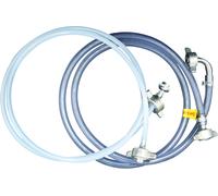 Tuyau à boissons pour appareils à boissons chaudes - 10mm complètement fini, environ 1,5 m