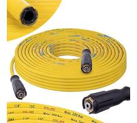 Tuyau à haute pression 30 m extension 250bar tresse en acier jaune DN6 M22 Compatible avec Kärcher HD HDS