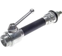 Tuyau à jet de 9 mm G 2'' filets mâles aluminium forgé et caoutchouc DIN 14365 avec spray de protection