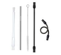 Tuyau à lait en acier inoxydable et 2 brosses de nettoyage Kit d'accessoires compatible avecSiemens EQ6 Bosch VeroAroma les machines à café