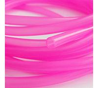 Tuyau à vide en silicone, Tube en silicone de qualité alimentaire, diamètre intérieur 4 mm, extérieur 6, épaisseur 1, longueur mètre, multicolore, connecteur d'eau(Roze)