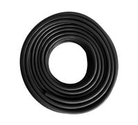 Tuyau à Vide En Silicone,Tuyau En Silicone,Durite Refroidissement,Durites de Depression Tuyaus à Vide,Raccords à Vide De Turbine,pour Tous Air, Eau, Turbines (noir, 2 mètres - 4mm ID-8mm OD)