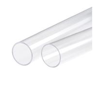 Tuyau acrylique rigide Tube acrylique transparent PMMA for éclairage décoratif, 36 x 40 500 mm, accessoires for aquarium, raccords de tuyauterie, 2 pièces