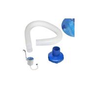 Tuyau + Adaptateur Écumoire Piscine 1,5"" - Compatible Intex & Bestway - 75 cm