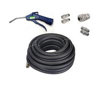 tuyau air 15 m + soufflette + embouts + coupleur -