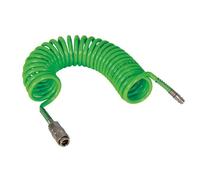 Tuyau air 5m spiralé 6x8mm BASF PU raccordé