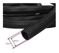 Tuyau Annelé Souple Multi-usages - OEM - 5 mètres - PVC non-toxique - Noir