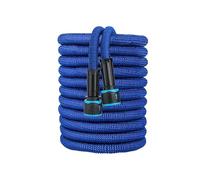 tuyau arrosage 25-100FT jardin tuyau d'arrosage connecteur rapide eau extensible lavage de voiture nettoyage Flexible outil d'irrigation(Blue,33FT-10m)