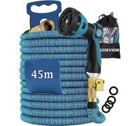 Tuyau arrosage extensible 45m d'arrosage tuyaux d arrosages 45 m tyau arosage extensibilités flexible tuyo souple garden hose darrosage jardin retractable d’arrosage de 45 mètres (45m)