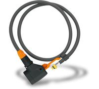Tuyau Avec Tête Mv Easy De Rechange Pour Compresseur De Course (Tête De Pompe Avec Tuyau, Tous Les Types De Valve, 1170 Mm, Filetage M 8 X 0,75), Noir