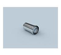 Tuyau Bertrams Polyline LAS 42RL1000-60 1000 mm, DN 60/100, intérieur, acier inoxydable