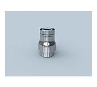 Tuyau Bertrams Polyline LAS 42RLL-A110 DN 110/160, avec alimentation en air extérieur, acier inoxydable