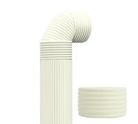 tuyau cache Enveloppe De Tuyaux Extérieurs, Tube En Mousse, Ruban Adhésif Antigel Pour Canalisations D'alimentation En Eau, Protection Solaire(B,2 X 8cm/0.8 x 3.1in)