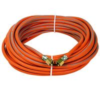 Tuyau caoutchouc L 20 m - Ø int. 6.3 mm, NF EN ISO 3821 monté avec raccords sertis 3/8e gauche femelle