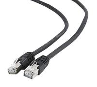 Tuyau Cat.6 FTP 2 m, Couleur Noir, Haute Vitesse, Convient pour Les réseaux Ethernet, idéal pour des connexions sûres et Rapides.