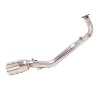 Tuyau Central D'échappement De Moto pour Y&AMAHA Nmax 125 155 Nmax125 Nmax155 2021 2022 Slip on Motorcycle Échappement Échappement Modifier Le Tuyau De Liaison Avant Intermédiaire(Argent)