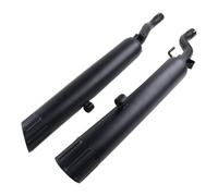 Tuyau Central D'échappement De Moto Système De Silencieux D'échappement Chromé Noir Double Sortie pour Moto pour BMW R18B R18 B 2020 2021 2022 2023 Intermédiaire