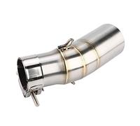 Tuyau Central D'échappement de Moto, Tuyau Moyen de Liaison Intermédiaire D'échappement de Moto en Acier Inoxydable pour NINJIA 400 18-19