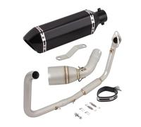 Tuyau Central D'échappement Moto pour TNT 125 135 2017-2022 Système Complet D'échappement Slip-on Silencieux De Moto Tube Avant Intermédiaire(6)