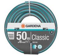 GARDENA Tuyau d'arrosage Classic - Longueur 50m - Ø15mm -Haute résistance à la pression: 22 bar maximum - Garantie 12 ans