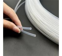 Tuyau clim Tube capillaire en PTFE Transparent, haute isolation, ID 0.8mm ~ 4.35mm, qualité alimentaire, épaisseur de paroi fine, résistant aux hautes températures et à l'huile(2M_ID 1XOD 3.0MM)