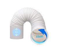 Tuyau Climatiseur Mobile, Rallonge Tuyau Gaine Évacuation Climatiseur Mobile Flexible d'évent JVISION de 130 mm/150 mm Pouces de Diamètre (Diamètre Extérieur 15cm x Longueur 2M)