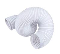 Tuyau Climatiseur Mobile | Tuyau d'évacuation d'air de cuisine | 130mm de diamètre 1.5m de longueur | Tuyau flexible d'évent d'échappement CA en Matièrè PP | Résistant à chaleur et économe en énergie
