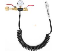 Tuyau CO2 à double valve pour soda avec kit de mesure 3000psi Accessoires W21.8-14 pour Soda Stream