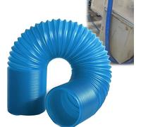 Tuyau collecteur de poussière en plastique PVC Tuyau de collecte des fumées en PVC, tuyau poussières résistant aux perforations, d'admission d'air par induction(10m,120mm/4.7in)