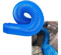 Tuyau collecteur de poussière en plastique PVC Tuyau de dépoussiérage/tuyau collecte des fumées en PVC, for la poussières, résistant aux perforations, plusieurs tailles(2m(6.6ft),50mm/2in)