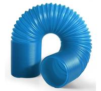 Tuyau collecteur de poussière en plastique PVC Tuyau flexible de dépoussiérage en PVC bleu, for aspiration poussière, évacuation des fumées, for conditionnement(10m(32.8ft),100mm/3.9in)