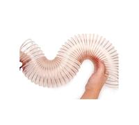 Tuyau collecteur de poussière en PVC renforcé pour l'extraction de poussière d'atelier, scie de table et raccords sous vide de magasin, longueur 2 m, diamètre 38 mm