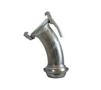Tuyau coudé 45° DN 150 mm, rayon 400 mm Raccord femelle - système italien