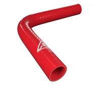 Tuyau coudé en silicone rouge de 32 mm de diamètre intérieur à 90 degrés